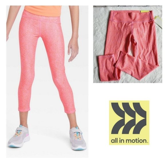 All In Motion Other - All In Motion, Girls' Core Cropped Leggings, 3KIDD-N